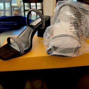 Steve Madden Lilah Black sandals New In Box
